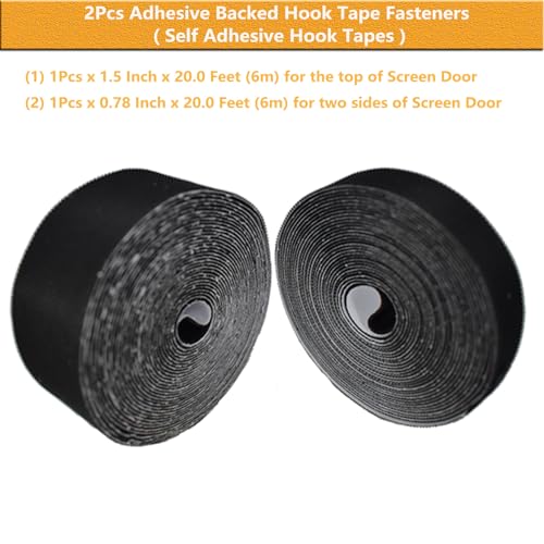 Juyezodu Adhesive Backed Hook Tape Fastener For Magnetic Screen Door thumb #6