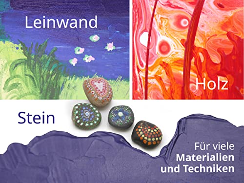 Magi - Set di colori acrilici “Studio”, 12 tubetti...