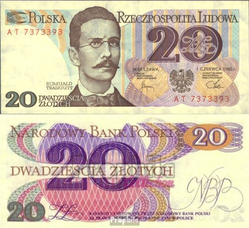 Prophila Collection Polen 20 Zloty Banknote 1982