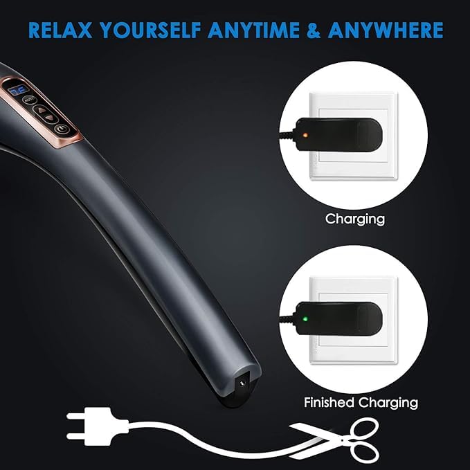 Image of DRUMSTONE (SPECIAL DEAL WITH 15 YEARS WARRANTY) Massagers for Neck and Back Cordless,Back Massager Handheld Deep Tissue,Handheld Muscle Massager for Pain Relief
