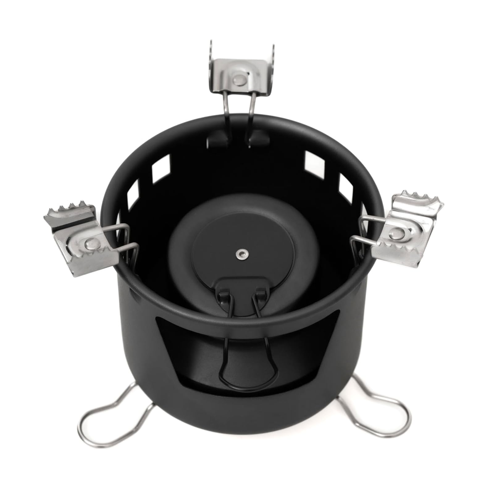 Ljmyy Windproof Camp Stove Portable Alcohols Burners Picnics BBQ Furnaces Light Weight Tiny Stove for Camping Hiking