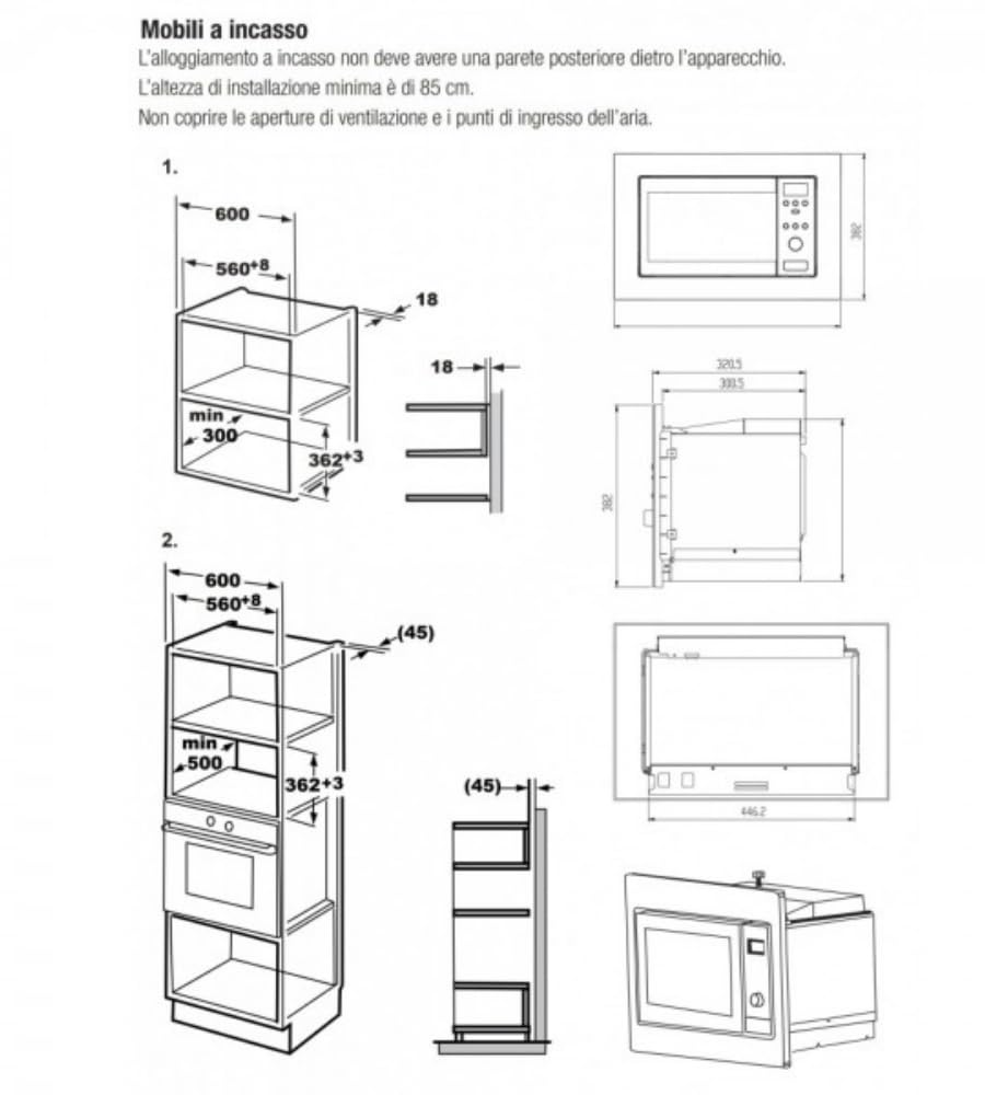 Micro-ondes BEKO BMOB17131X 700W 17 L Acier inoxydable