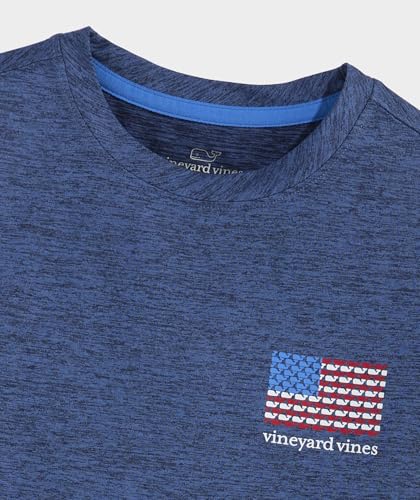 vineyard vines Boys' American Flag Whales Short-Sleeve Harbor Performance Tee4