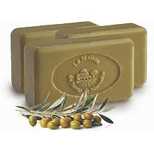 La Maison du Savon de Marseille - Marseille Soap Trio - 72% Olive & Coprah Oil - Traditional French Soap - 100% Natural Ingredients - Face, Hand & Body - Made in Provence - 3x100g