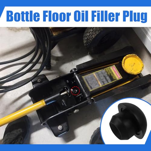 Image of 24PCS Bottle Jack Floor Jack Oil Filler Plug, 8mm Rubber Hydraulic Oil Filler Plug Bung, Universal Replacement Accessories Horizontal Jack Top Pressure Rod for Oil Reservoir Filler Hole (24PCS)