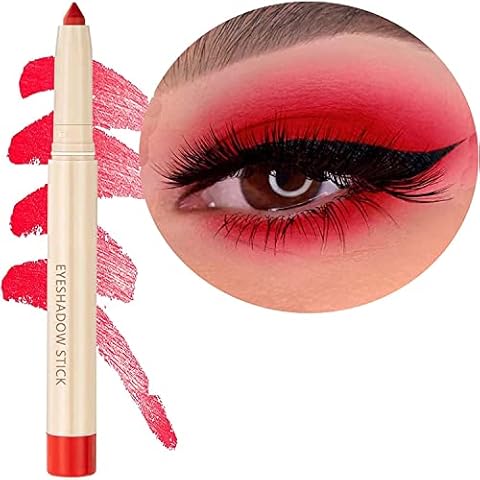 Metfdlaig Matte Eyeshadow Stick Red Cover