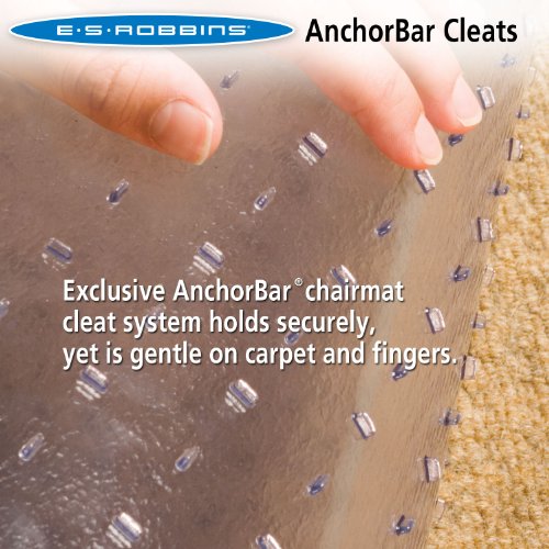 image for ES Robbins Trendsetter Rectangle Laminate Chair Mat for Carpet, 36 by 