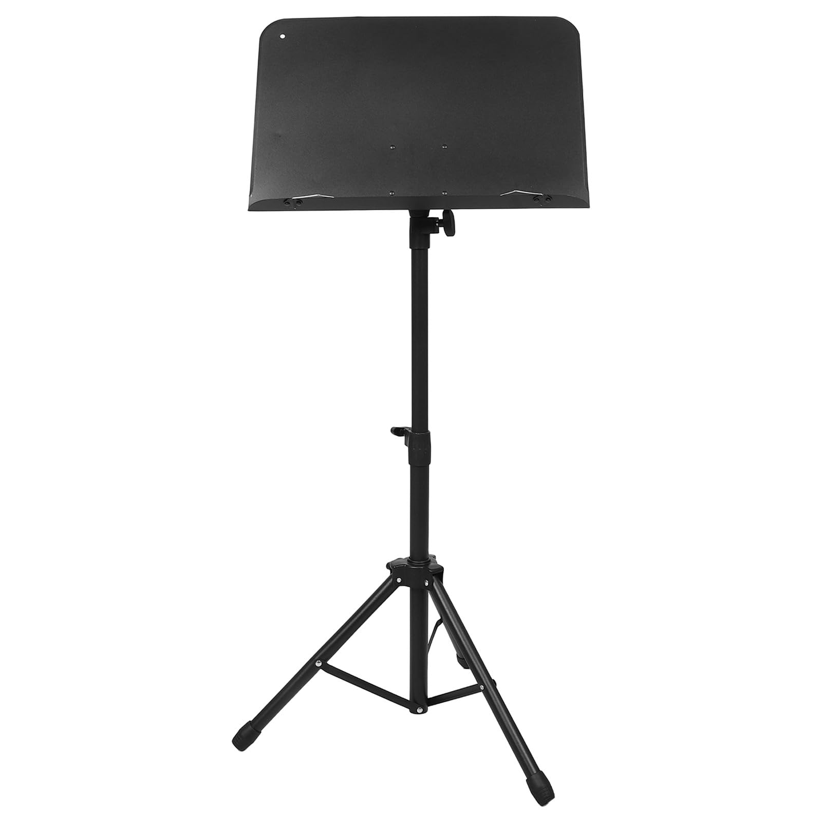 Kisangel Leggio per spartiti: leggio orchestrale, supporto pieghevole in metallo con treppiede - supporto portatile per spartiti per banda, coro, concerti e prove.