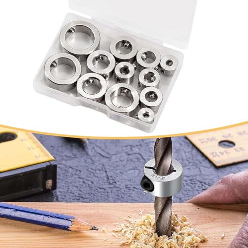 Collarín tornillo acero inoxidable ajustable Milageto para taller de robótica 6