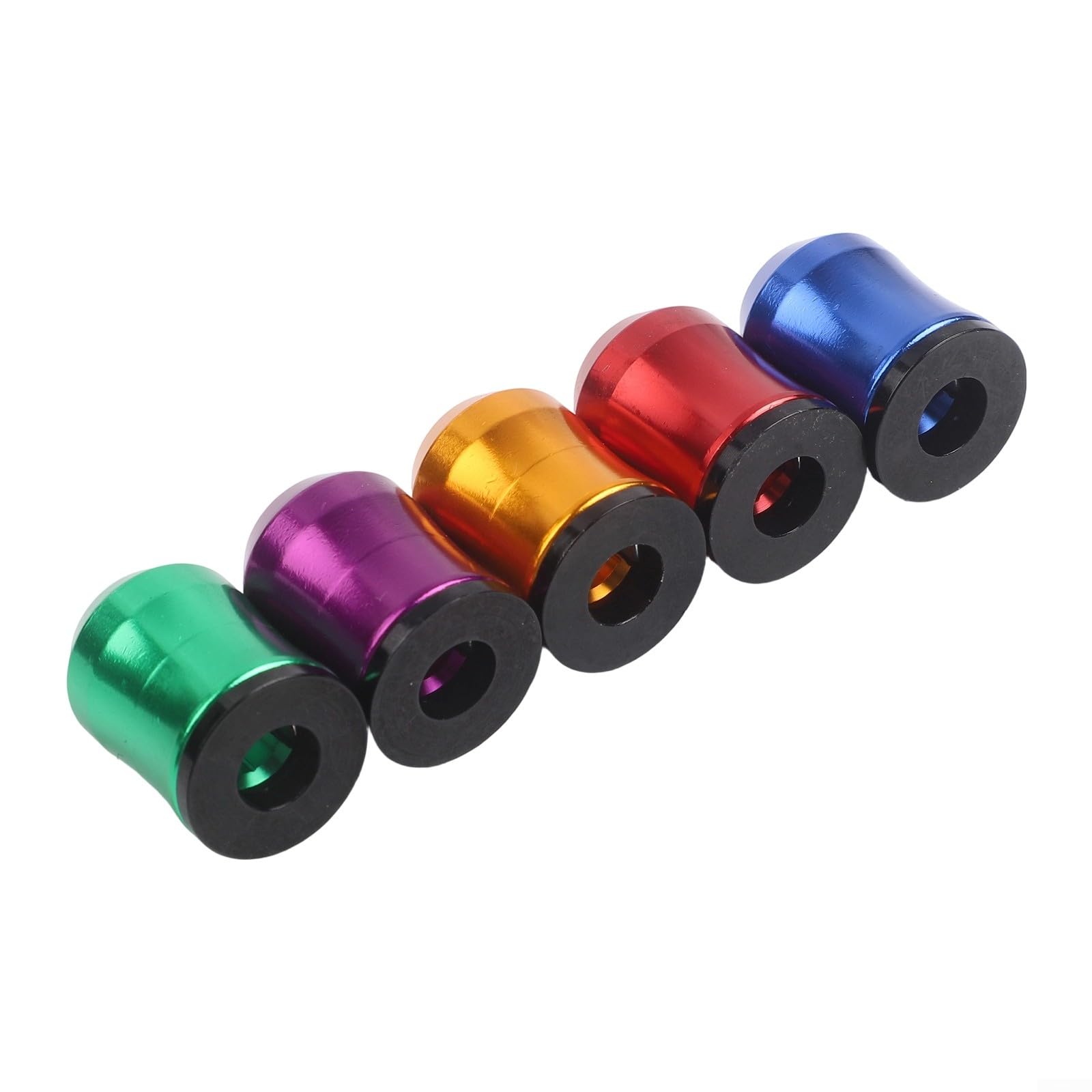 Screwdriver Magnetizer and Demagnetizer Tool for 6.35mm Shank, Aluminum Alloy Magnetic Ring Enhancer for Electric Drivers(5pcs)