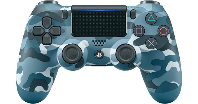 PS4 Dualshock 4 V2 Wireless Controller for PS4 Remote for Playstation 4 Pro / PS4 Slim / PS4 FAT / PC / Android - Blue Camouflage