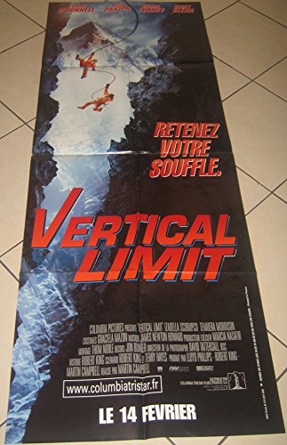 Affiche de cinéma originale Vertical Limit au format vintage 60x120 cm pour collectionneur