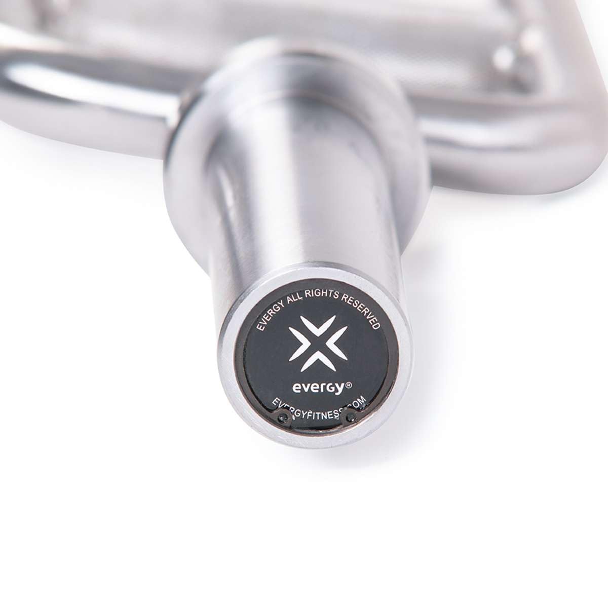 evergy barra pro triceps – barra profesional de musculación para entrenamiento de brazos, halterofilia y powerlifting. Eje robusto para gimnasio o home gym. Compatible con discos 50 mm.