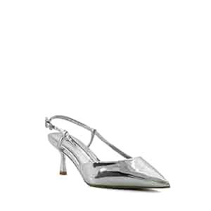 Dune London Highest フラットシューズ Amazon.com | Dune London Classify Silver 37 (US Women's 7) B