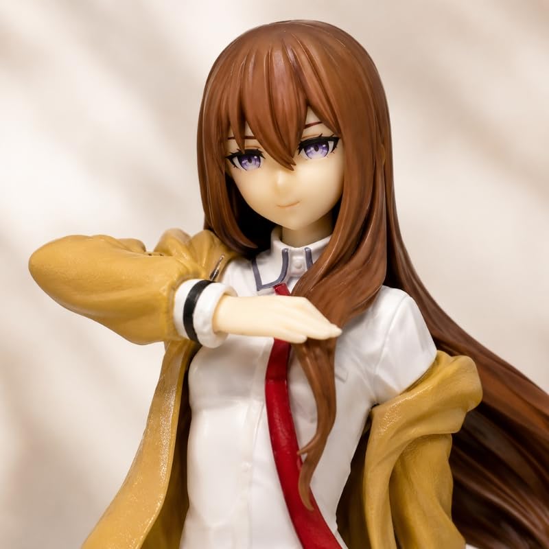Image of Premium Action Figures Collectible for Office Desk, Study Table, Car Dashboard, Decoration for Anime Lovers, Fans, Kids, Collectors (Kurisu 18cm)