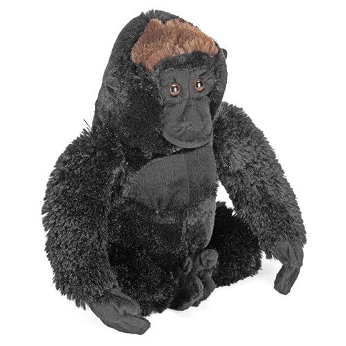 Gorille à dos argenté peluche Wild Republic 30 cm sans perte de poils pour enfant