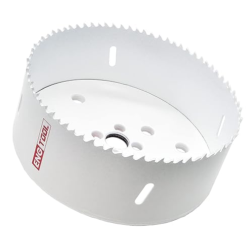 Miniatura 3 de MaxTool Sierra de agujero de cobalto bimetálico de 6-1/4 pulgadas, sierra de taladro bimetálico HSS M42 de 6.260 in de profundidad para metal madera