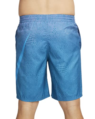 Nike Men's 9" Grid Swoosh Volley Swim Shorts Trunks4