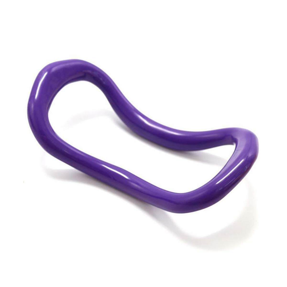 NEEVAS Exquisite Yoga Circle Stretch Ring Fascia Massage Pilates Fitness Workout Tool (Purple)