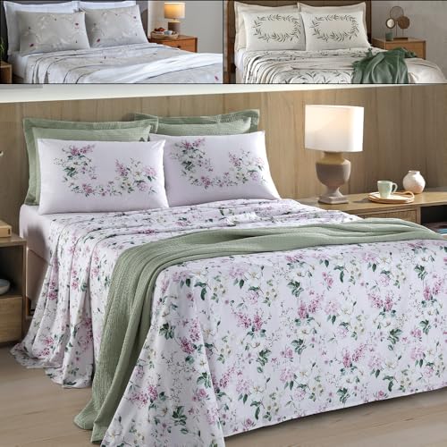 Dohler, Kit Jogo de Lençol Dohler 4 Peças Cama Queen Premium Clara