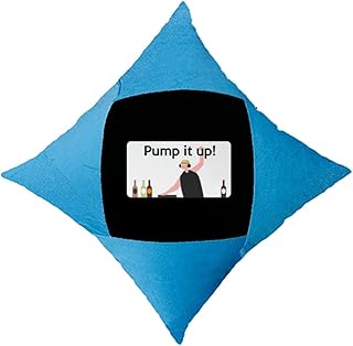 OFFbb-USA Hip Hop Music Keep Entusiasmo - Funda para cojín de coche, color azul