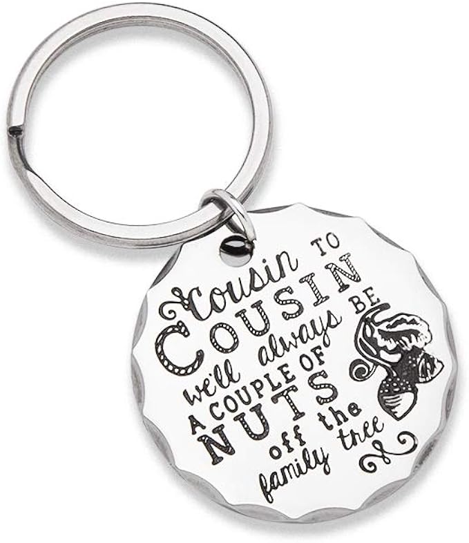 Amazon Co Jp いとこへのクリスマスギフト キーホルダーギフト パーソナライズされたいとこ 誕生日プレゼント ファミリーツリー ストッキング ギフト 男性 子供 ティーン 女の子 男の子 f 兄弟姉妹 いとこ 結婚式 卒業式 Shoes Bags