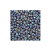 20 G Rocailles Preciosa Seed Beads, 6-0 (Approx. 4 Mm) Hematite Gray (Perles De Graines Preciosa