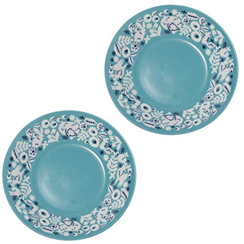 みのる陶器 美濃焼 KUKKA 145プレート ミントグリーン 2枚セット