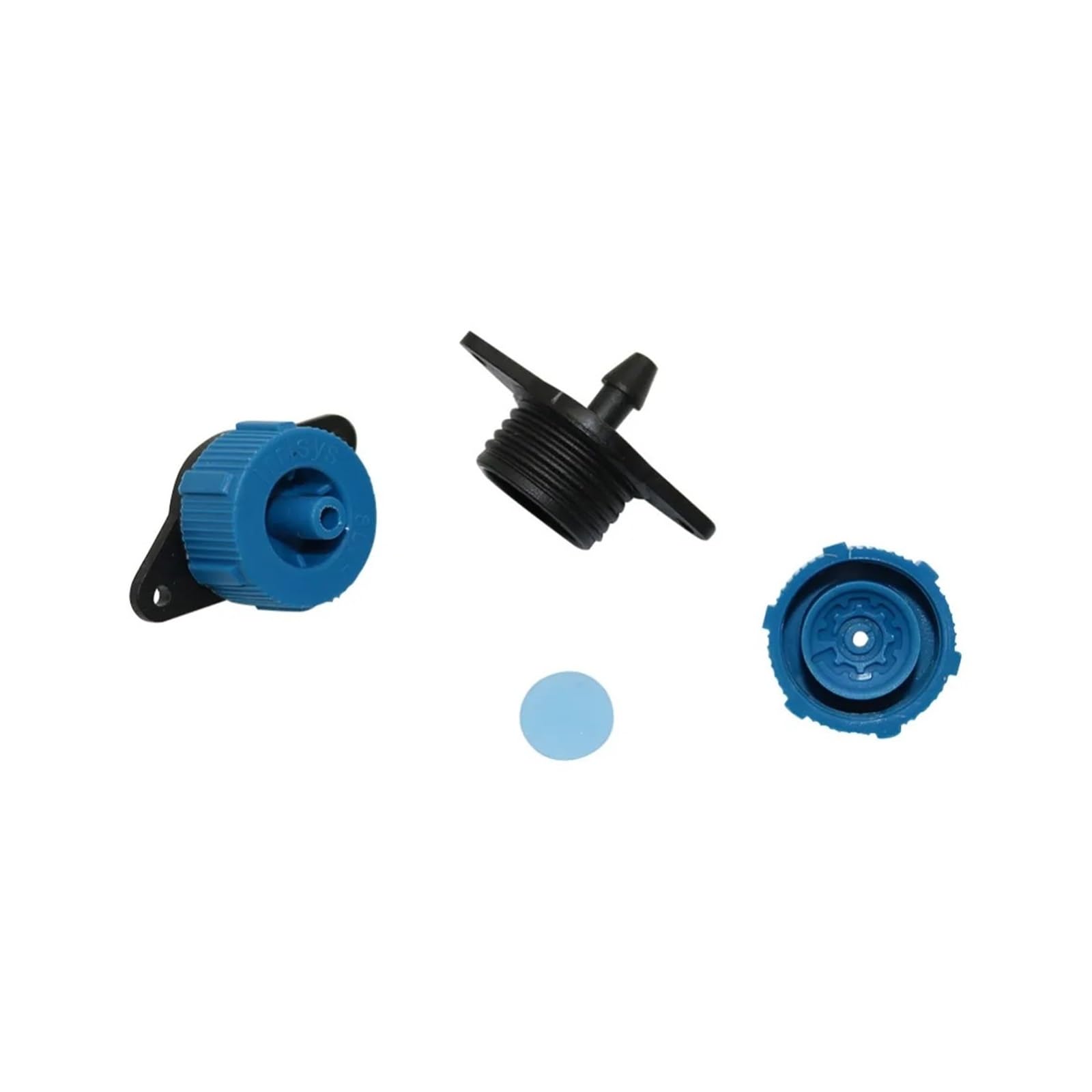 200 Pz 4L/8L Emettitori a goccia con compensazione della pressione Gocciolatori regolabili Micro connettori for strumenti di irrigazione del prato da giardino(Light Grey)