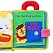Aprigreen Quiet Book for Toddler Portable Baby Soft Touch and Feel Activity Cloth Book, Learning to Sensory Book,3D Books Fabric Activity for Babies /Toddlers,Identify Skill Boys and Girls, Busy Book