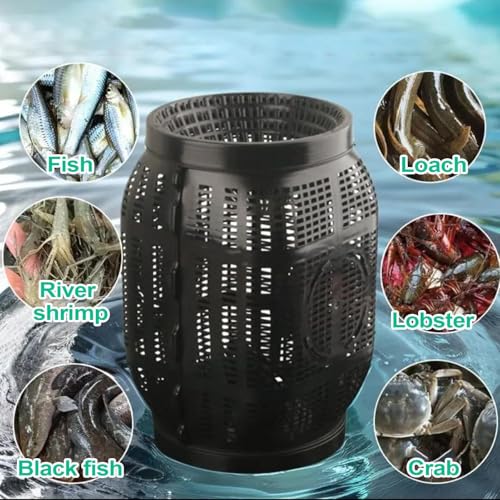 Pièges à poisson cage crabes matériel pêche anguilles eau douce - 5