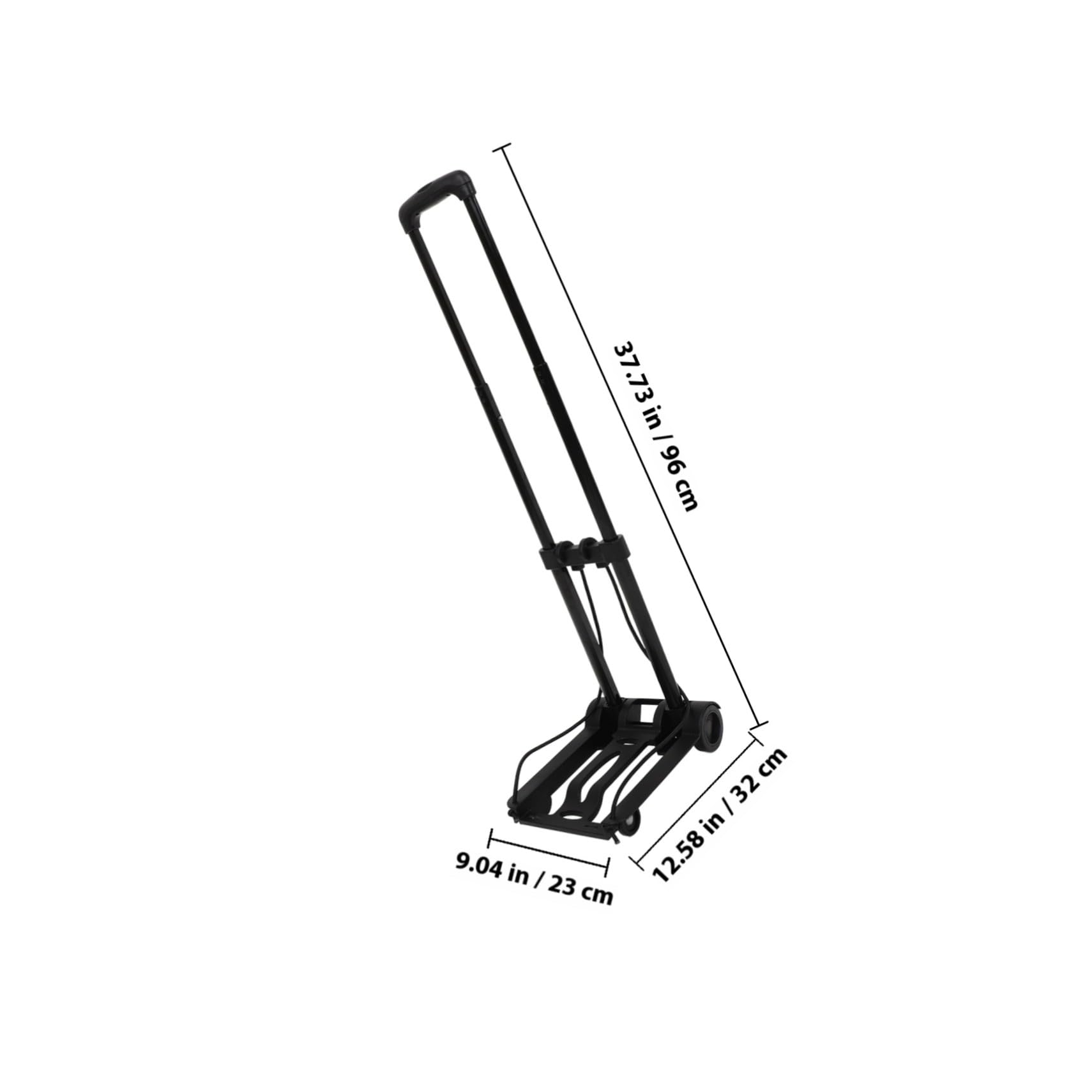 Healeved Carrito Compra Plegable Ruedas, Base Resistente y Estructura de Hierro y Abs, Carrito Portátil para Comestibles Adecuado para Uso Diario y Viajes