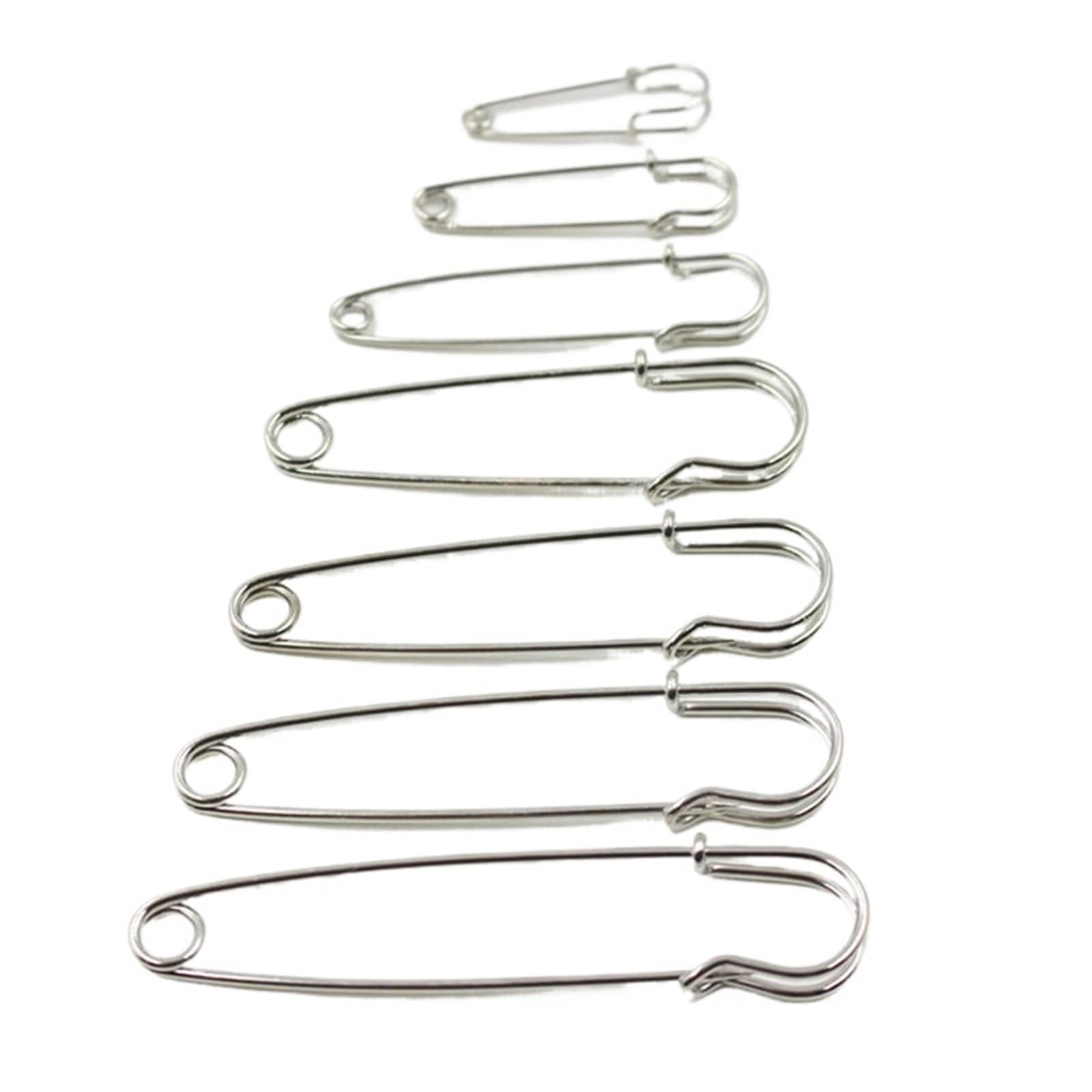 Broche Épingles en Acier Inoxydable 30/38/50/60/65/70/75mm, Outils de Couture, Aiguilles, Grande Broche, Accessoires for vêtements(65mm 10pc)