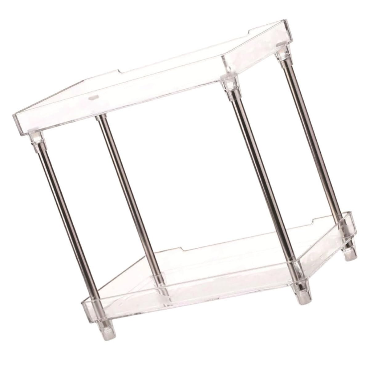 Étagère de rangement étanche en acrylique pour cosmétiques et plan de toilette de salle de bain