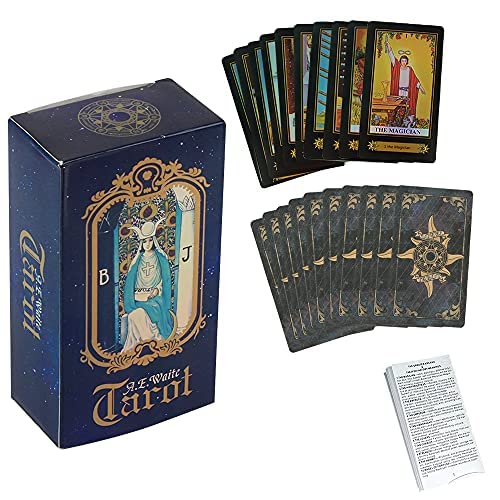 ZoneYan Tarot Cards, Cartas Tarot Waite, Tarot Rider Original, Cartas Tarot Marsella, Baraja Tarot Waite, Juego Tarot, Tarot Marsella Cartas, Cartas de Tarot con Manual En Ingles