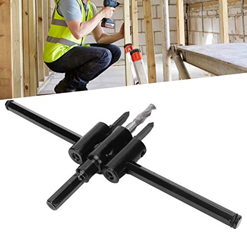 Kit cortador de agujeros ajustable de acero para madera y plástico miniatura 4