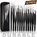 Antonki 12 Pack Precision Tweezers Set for Craft, Soldering, Jewelry, Facial Hair, Eyebrow, Ingrown Hair Removal, Eyelash Extension- with Case