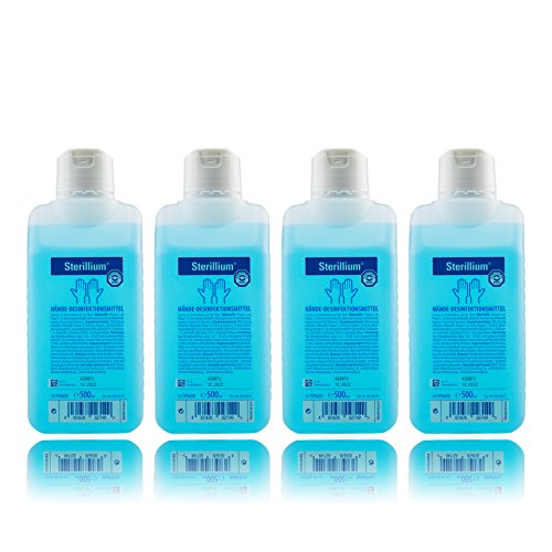 4x Sterillium® Händedesinfektionsmittel - 500 ml Flasche - B079ZZ4S8Z | Flasche (500 ml)