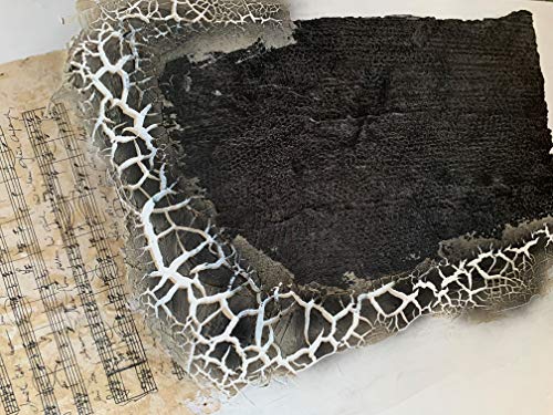 Resin Kunst XL Crackle Paste, 1,2 kg (2 Komponenten, Grundierung und Strukturpaste), Crakelee, Facettenpaste – Bild 6