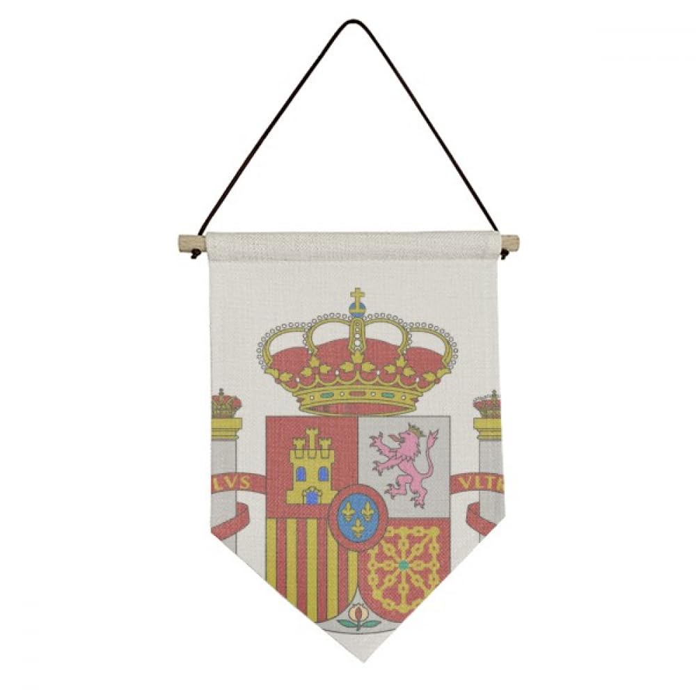 Drapeau de l'Espagne et UE sur toile Décoration murale à suspendre - 4