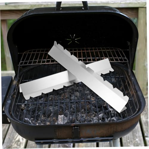 Support à brochettes en acier inoxydable argenté stable pour cuisson surélevée - 7