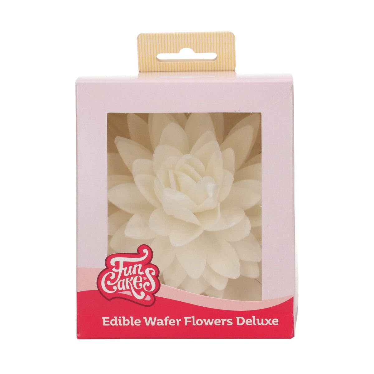White Large Peony Deluxe Wafer Flower