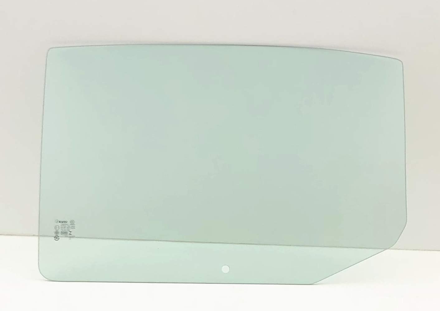 Driver Left Side Rear Door Window Door Glass Compatible with Dodge Avenger 4 Door Sedan 2008-2014 Models