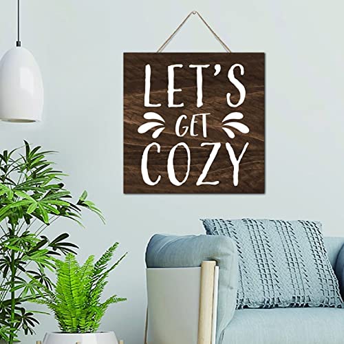 Décoration murale positive en bois moderne chic de 30,5 cm