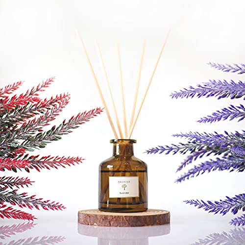 Reed Diffusers for Home | Lavender & Eucalyptus Fragrance Diffuser | Aromatherapy Scented Oil Diffuser Sticks | Reed Diffuser Set | Scented Sticks Diffuser | Perfect for Relieve Stress