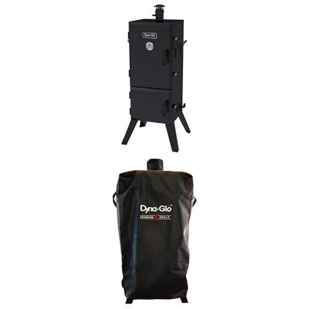 Buy Dyna-Glo DGX780BDC-D 36 Vertical Charcoal Smoker and premium smoker  cover Online at desertcartKUWAIT