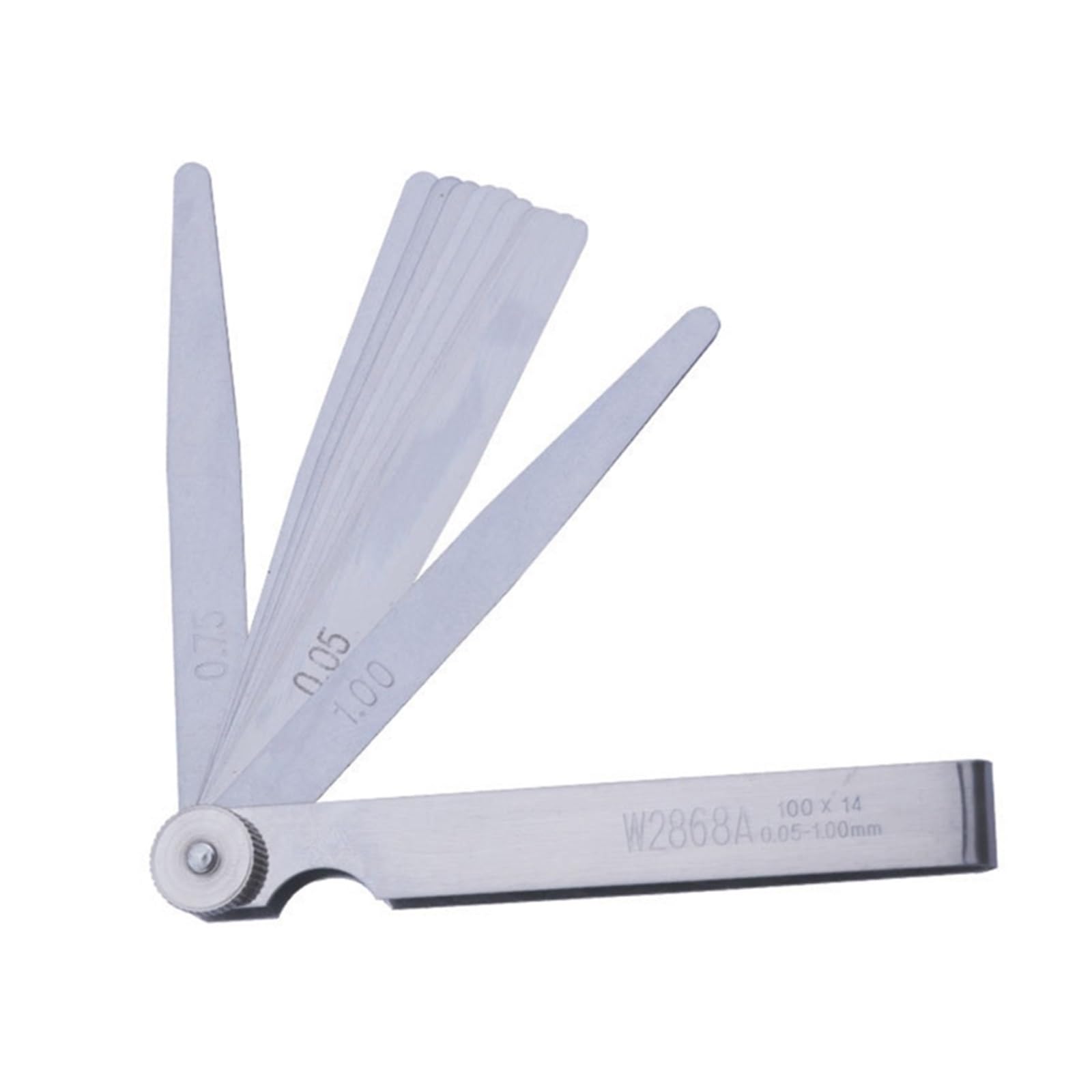 Cfwwsaq W2868a Feeler Gauges, Thickness Feeler Gauge Gages Filler Feeler Gauges Woodworking Measuring Tool(W2868a)