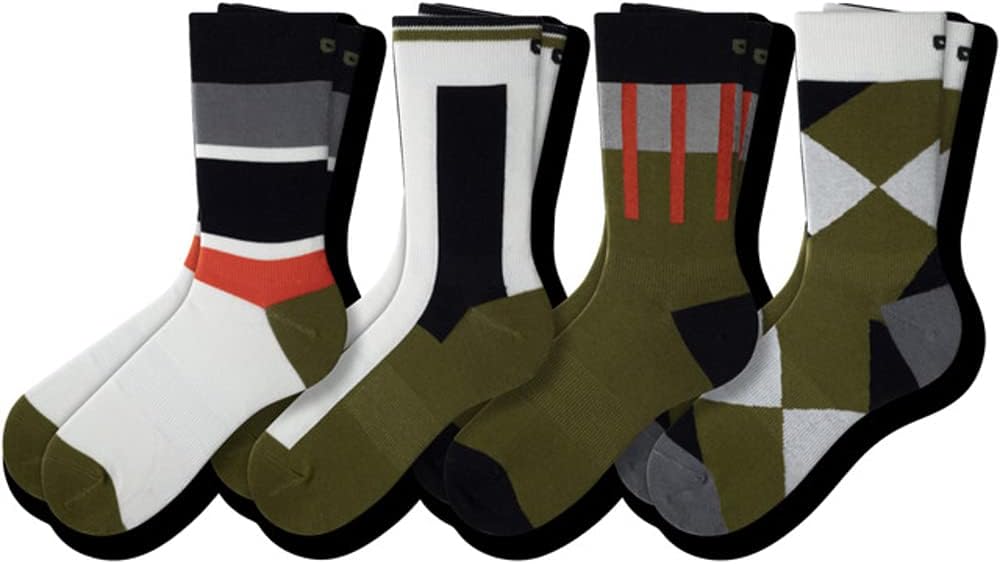 Pair of Thieves Patterned Men’s Crew Socks, 4 Pack Uber Comfy Casual Socks for Men, AMZ Exclusive