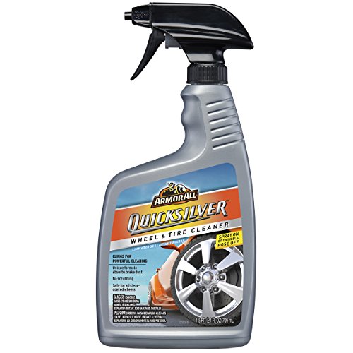 Armor All Car Tire & Wheel Spray Bottle, Cleaner for Cars, Truck, Motorcycle, Quicksilver, 24 Fl Oz, 17512