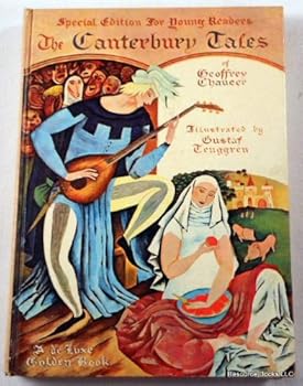 Hardcover The Canterbury Tales. A De Luxe Golden Book. Special Edition for Young Readers Book